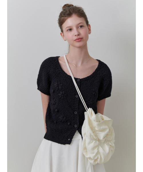 RE_L(リエル)の「Bubble shirring bag (cream)(メッセンジャーバッグ・レディース・その他・FREE)」の5枚目の写真