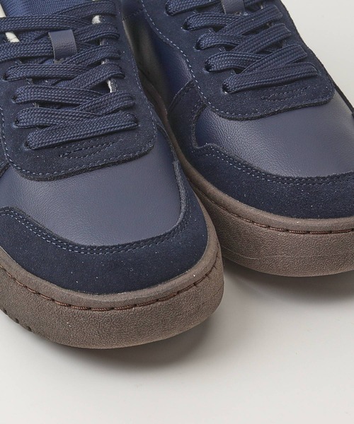 Lee（リー）の「Lee 本革スニーカー（スニーカー・レディース・ホワイト/ネイビー・24.5cm/24cm/23.5cm/23cm）」の15枚目の写真