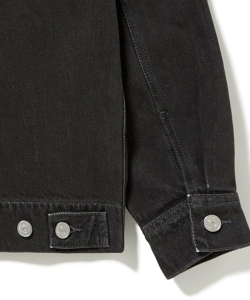 LACOSTE（ラコステ）の「12オンス デニム ジップアップブルゾン（デニムジャケット・メンズ・インディゴブルー/ブラック・50/46/52/48）」の7枚目の写真