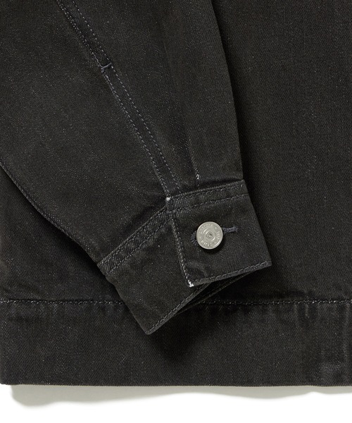 LACOSTE（ラコステ）の「12オンス デニム ジップアップブルゾン（デニムジャケット・メンズ・インディゴブルー/ブラック・50/46/52/48）」の8枚目の写真
