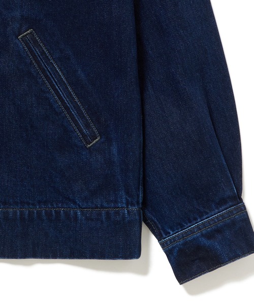 LACOSTE（ラコステ）の「12オンス デニム ジップアップブルゾン（デニムジャケット・メンズ・インディゴブルー/ブラック・50/46/52/48）」の13枚目の写真
