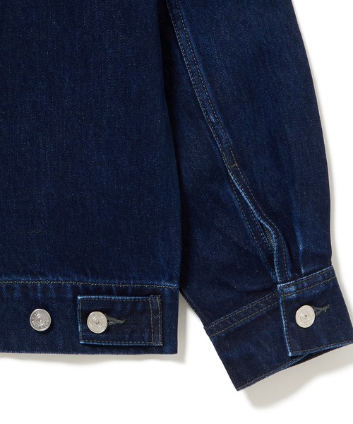 LACOSTE（ラコステ）の「12オンス デニム ジップアップブルゾン（デニムジャケット・メンズ・インディゴブルー/ブラック・50/46/52/48）」の14枚目の写真