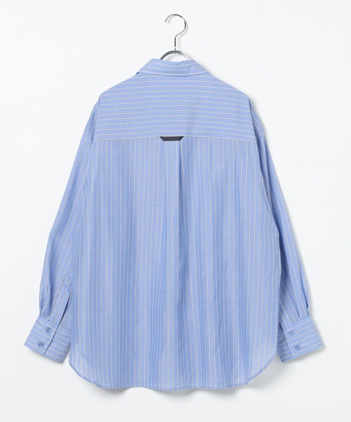 LEPSIM(レプシィム)の「ストライプ刺繍シャツ 630188(シャツ/ブラウス・レディース・ブルー/ライトブルー/イエロー/ピンク・FREE)」の5枚目の写真