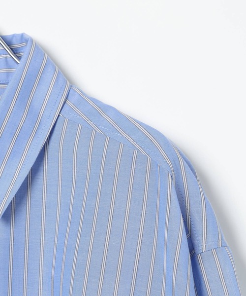 LEPSIM(レプシィム)の「ストライプ刺繍シャツ 630188(シャツ/ブラウス・レディース・ブルー/ライトブルー/イエロー/ピンク・FREE)」の7枚目の写真