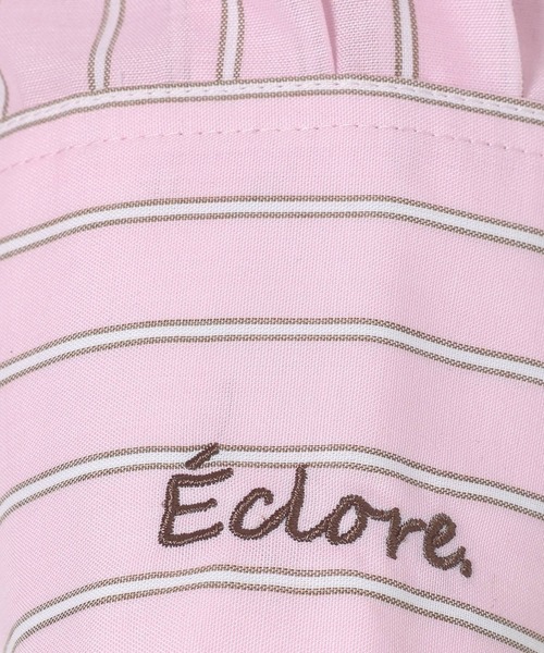 LEPSIM(レプシィム)の「ストライプ刺繍シャツ 630188(シャツ/ブラウス・レディース・ブルー/ライトブルー/イエロー/ピンク・FREE)」の10枚目の写真