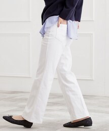 grove（グローブ）の「【選べる着丈】美シルエットデニムソフトフレアーパンツ（デニムパンツ）」