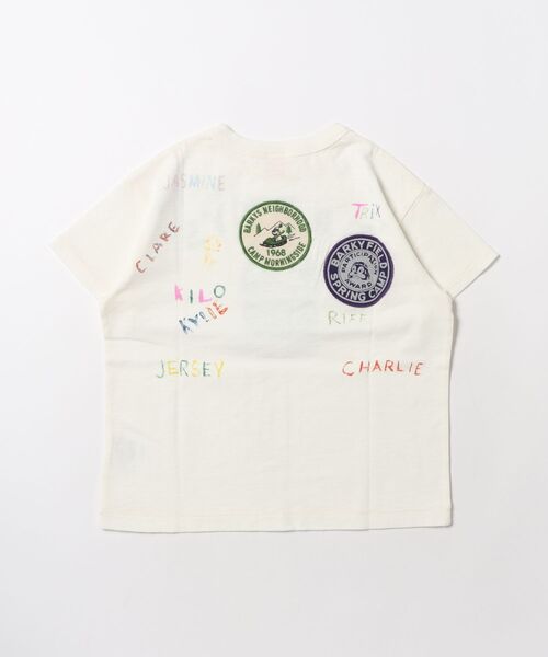 DENIM DUNGAREE（デニムダンガリー）の「BARKYS Tee（スウェット・キッズ・ホワイト・145/135）」の2枚目の写真