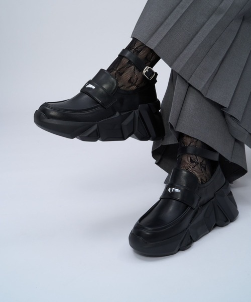 HARE（ハレ）の「gemソールローファー(HARE)（ローファー・レディース・シルバー/ブラック・MEDIUM/LARGE）」の15枚目の写真