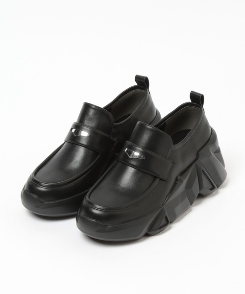 HARE（ハレ）の「gemソールローファー(HARE)（ローファー・レディース・シルバー/ブラック・MEDIUM/LARGE）」の21枚目の写真