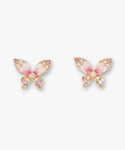 ANNA SUI(アナスイ)の「蝶モチーフ ピアス(ピアス(両耳用)・レディース・ピンク・ONE SIZE)」の6枚目の写真