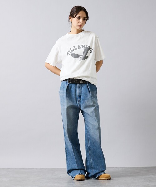 REMI RELIEF(レミレリーフ)の「【REMI RELIEF / レミ レリーフ】 HARD SP加工 20/- 天竺 レギュラーTシャツ(VILLANOVA)RN30389142/ユニセックス(Tシャツ/カットソー・メンズ・オフホワイト/ブラック・XL/L/M)」の21枚目の写真
