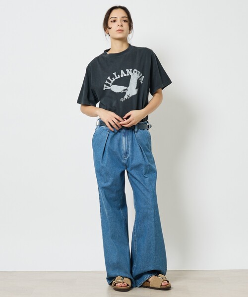 REMI RELIEF(レミレリーフ)の「【REMI RELIEF / レミ レリーフ】 HARD SP加工 20/- 天竺 レギュラーTシャツ(VILLANOVA)RN30389142/ユニセックス(Tシャツ/カットソー・メンズ・オフホワイト/ブラック・XL/L/M)」の13枚目の写真