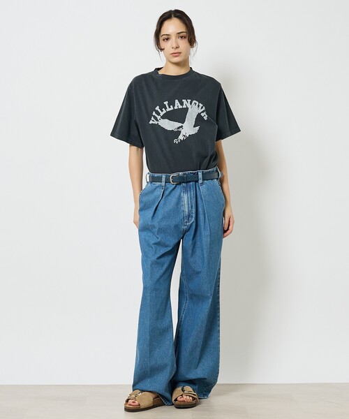 REMI RELIEF(レミレリーフ)の「【REMI RELIEF / レミ レリーフ】 HARD SP加工 20/- 天竺 レギュラーTシャツ(VILLANOVA)RN30389142/ユニセックス(Tシャツ/カットソー・メンズ・オフホワイト/ブラック・XL/L/M)」の8枚目の写真