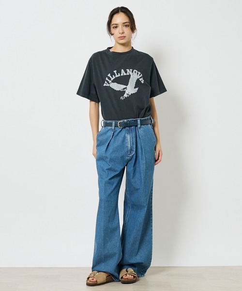 REMI RELIEF(レミレリーフ)の「【REMI RELIEF / レミ レリーフ】 HARD SP加工 20/- 天竺 レギュラーTシャツ(VILLANOVA)RN30389142/ユニセックス(Tシャツ/カットソー・メンズ・オフホワイト/ブラック・XL/L/M)」の5枚目の写真