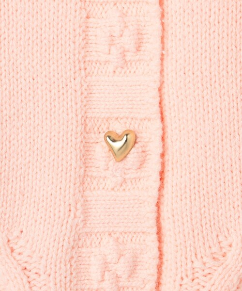 TOCCA（トッカ）の「HEART HUG KNIT カーディガン（カーディガン/ボレロ・レディース・アイボリー系/ピンク系・F）」の18枚目の写真
