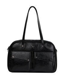 LEATHERY（レザリー）の「ウィークエンダーショルダーバッグ[ブラック]（ショルダーバッグ）」