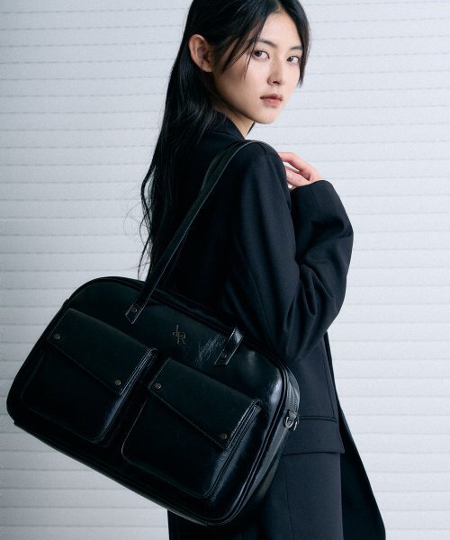 LEATHERY（レザリー）の「ウィークエンダーショルダーバッグ[ブラック]（ショルダーバッグ・レディース・その他・FREE）」の2枚目の写真