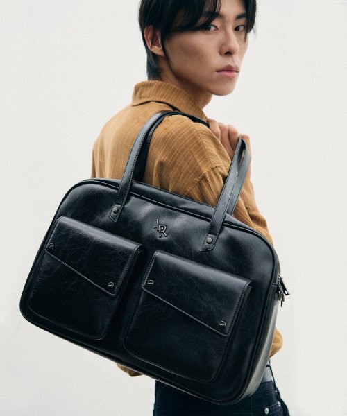 LEATHERY（レザリー）の「ウィークエンダーショルダーバッグ[ブラック]（ショルダーバッグ・レディース・その他・FREE）」の3枚目の写真
