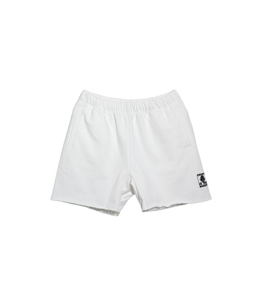 NISHIMOTO IS THE MOUTH(ニシモト イズ ザ マウス)の「WIDE SWEAT SHORTS | NISHIMOTO IS THE MOUTH(スウェットパンツ・メンズ・ホワイト/ブラック・L/XL/S/M)」の16枚目の写真