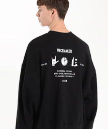PIECEMAKER（ピースメーカー）の「PM ICON SWEAT SHIRTS (BLACK)（スウェット）」