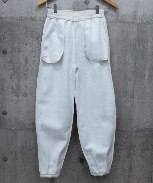 Miniministore（ミニミニストア）の「裏起毛コーデュロイテーパードパンツ9分丈（スラックス・レディース・ブラック/チャコールグレー/オフホワイト・M/L/XL）」の10枚目の写真