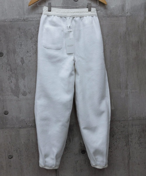 Miniministore（ミニミニストア）の「裏起毛コーデュロイテーパードパンツ9分丈（スラックス・レディース・ブラック/チャコールグレー/オフホワイト・M/L/XL）」の11枚目の写真