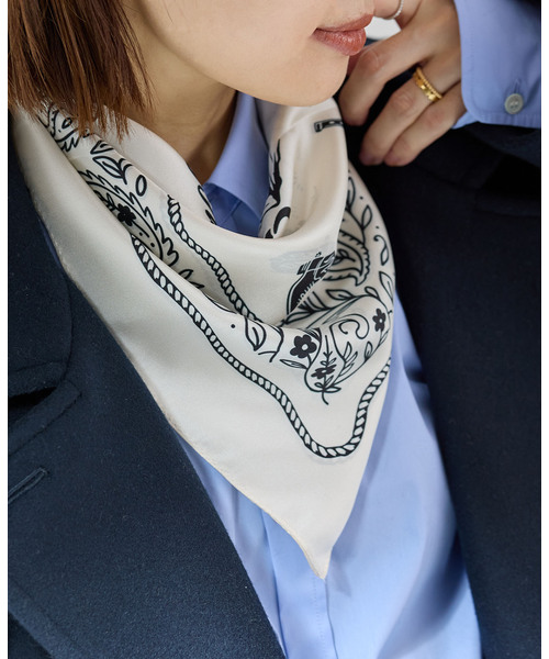 IENAscarf BONNE CHANCE スカーフ（バンダナ/スカーフ）｜IENA（イエナ