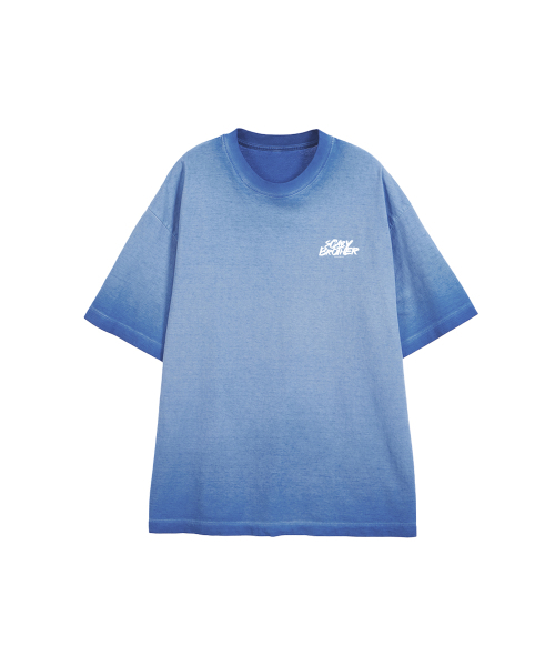 ASTRAL PROJECTION（アストラルプロジェクション）の「[APSTUDIOXSCARYBROTHER SERIES 2]ピグメントルーズフィット半袖Tシャツ_ブルー（Tシャツ/カットソー・メンズ・その他・M/L/XL/XXL）」の2枚目の写真