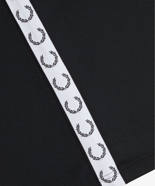 FRED PERRY(フレッドペリー)の「先行予約受付中/Taped Track Shorts/テープトラックショートパンツ(その他パンツ・レディース・ブラック・12/10/8)」の7枚目の写真