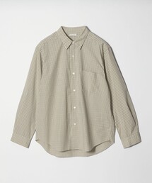 ＜Steven Alan＞ 60 コンパクトヤーン チェック レギュラーカラー シャツ NARROW