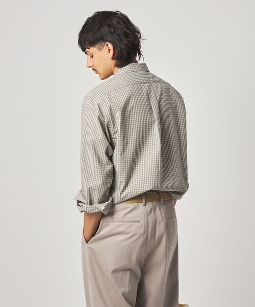 Steven Alan（スティーブンアラン）の「＜Steven Alan＞ 60 コンパクトヤーン チェック レギュラーカラー シャツ NARROW（シャツ/ブラウス・メンズ・ロイヤルブルー/モカ・XL/L/M/S）」の5枚目の写真