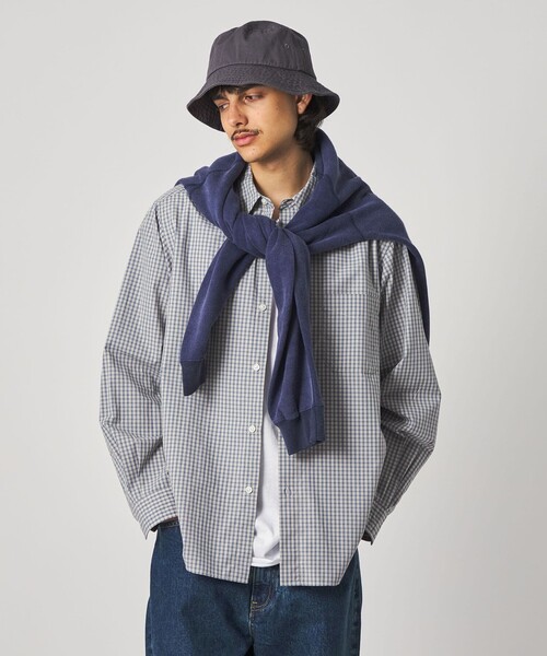Steven Alan（スティーブンアラン）の「＜Steven Alan＞ 60 コンパクトヤーン チェック レギュラーカラー シャツ NARROW（シャツ/ブラウス・メンズ・ロイヤルブルー/モカ・XL/L/M/S）」の14枚目の写真