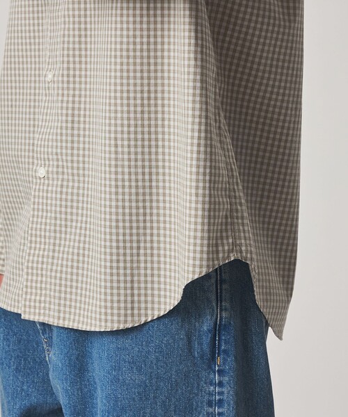 Steven Alan（スティーブンアラン）の「＜Steven Alan＞ 60 コンパクトヤーン チェック レギュラーカラー シャツ NARROW（シャツ/ブラウス・メンズ・ロイヤルブルー/モカ・XL/L/M/S）」の20枚目の写真