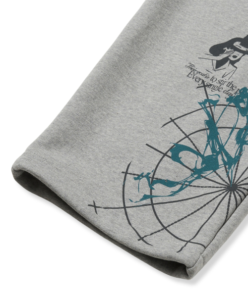 BROWNBREATH(ブラウンブレス)の「GRAPHICS SWEAT PANTS - MELANGE GREY(スウェットパンツ・レディース・その他・M/L/XL/S)」の7枚目の写真