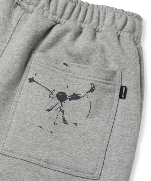 BROWNBREATH(ブラウンブレス)の「GRAPHICS SWEAT PANTS - MELANGE GREY(スウェットパンツ・レディース・その他・M/L/XL/S)」の9枚目の写真