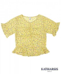 KATHARSIS（カタルシス）の「フラワーブラウス（イエロー）_FREE（シャツ/ブラウス）」