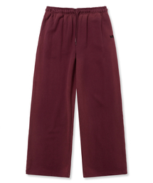 TAG DIRTY WIDE SWEAT PANTS - BURGUNDY