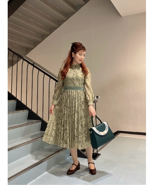 F i.n.t（フィント）の「14’MARJORIEonepiece/fint フィント（ドレス・レディース・ピンクベージュ/グリーン・FREE）」の20枚目の写真