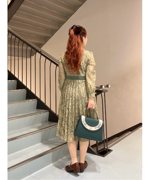 F i.n.t（フィント）の「14’MARJORIEonepiece/fint フィント（ドレス・レディース・ピンクベージュ/グリーン・FREE）」の22枚目の写真