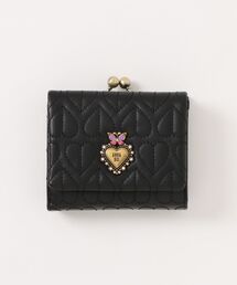 ロゴスタッズ ラウンドジップミニウォレット（財布）｜HYSTERIC