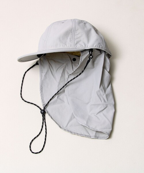 GLOSTER（グロスター）の「【シェイド着脱で2WAY】NYLON SHADE CAP（キャップ・メンズ・ブラック/オリーブ/アイボリー/ライトグレー・FREE）」の6枚目の写真