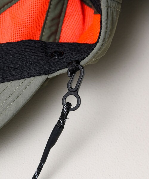 GLOSTER（グロスター）の「【シェイド着脱で2WAY】NYLON SHADE CAP（キャップ・メンズ・ブラック/オリーブ/アイボリー/ライトグレー・FREE）」の9枚目の写真