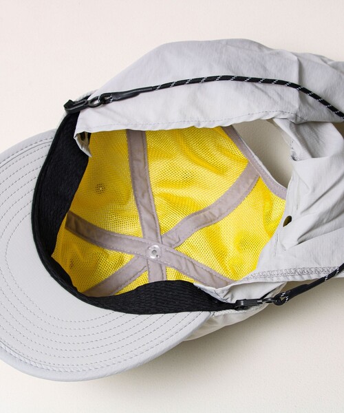 GLOSTER（グロスター）の「【シェイド着脱で2WAY】NYLON SHADE CAP（キャップ・メンズ・ブラック/オリーブ/アイボリー/ライトグレー・FREE）」の16枚目の写真