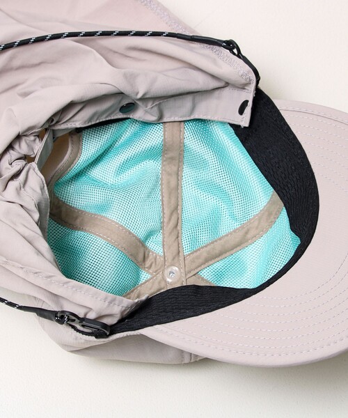 GLOSTER（グロスター）の「【シェイド着脱で2WAY】NYLON SHADE CAP（キャップ・メンズ・ブラック/オリーブ/アイボリー/ライトグレー・FREE）」の17枚目の写真