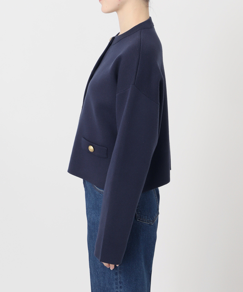 B.C STOCK（ベーセーストック）の「手洗い可 / ミラノリブカーディガン（カーディガン/ボレロ・レディース・ネイビー/ホワイト/サックスブルー・FREE）」の13枚目の写真