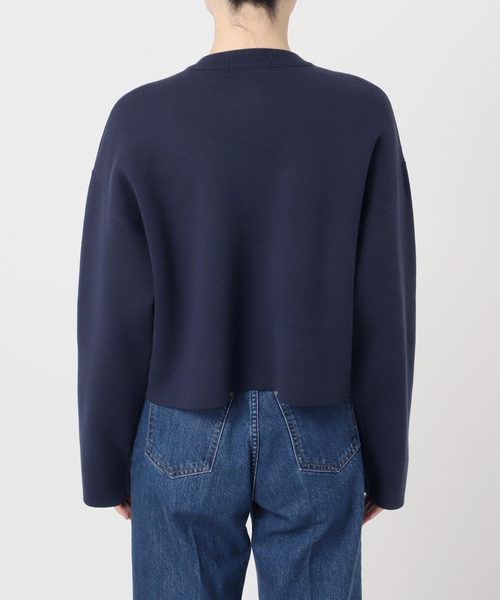 B.C STOCK（ベーセーストック）の「手洗い可 / ミラノリブカーディガン（カーディガン/ボレロ・レディース・ネイビー/ホワイト/サックスブルー・FREE）」の14枚目の写真