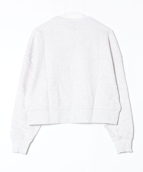 GUESS JEANS（ゲスジーンズ）の「GUESS JEANS Drop Shoulder Emb Cropped Crew スウェット（スウェット・レディース・グレー・LARGE/SMALL/X-SMALL/MEDIUM）」の6枚目の写真