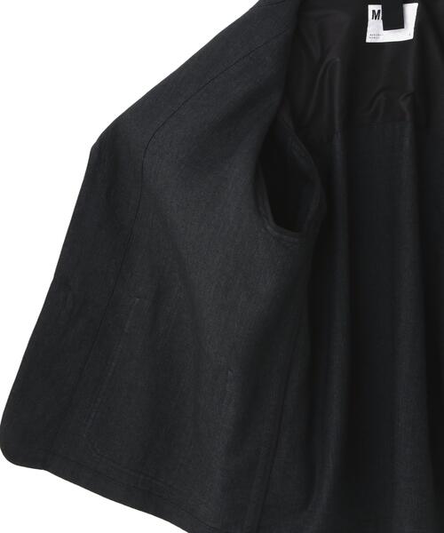 MHL.（エムエイチエル）の「FADED WOOL LINEN TWILL（テーラードジャケット・メンズ・ブラック・SMALL/MEDIUM/LARGE）」の12枚目の写真