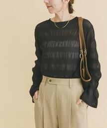 ITEMS URBANRESEARCH | シャーリングフレアスリーブニット(ニット/セーター)