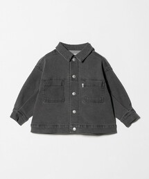 green label relaxing（グリーンレーベルリラクシング）の「デニム ブルゾン / キッズ  ストレッチ 100cm-160cm（デニムジャケット）」